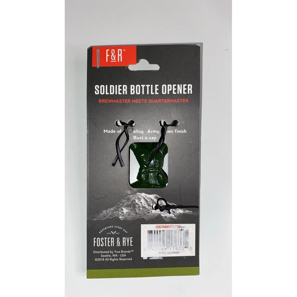 NEW! Foster &‎ Rye Army Man Bottle Opener